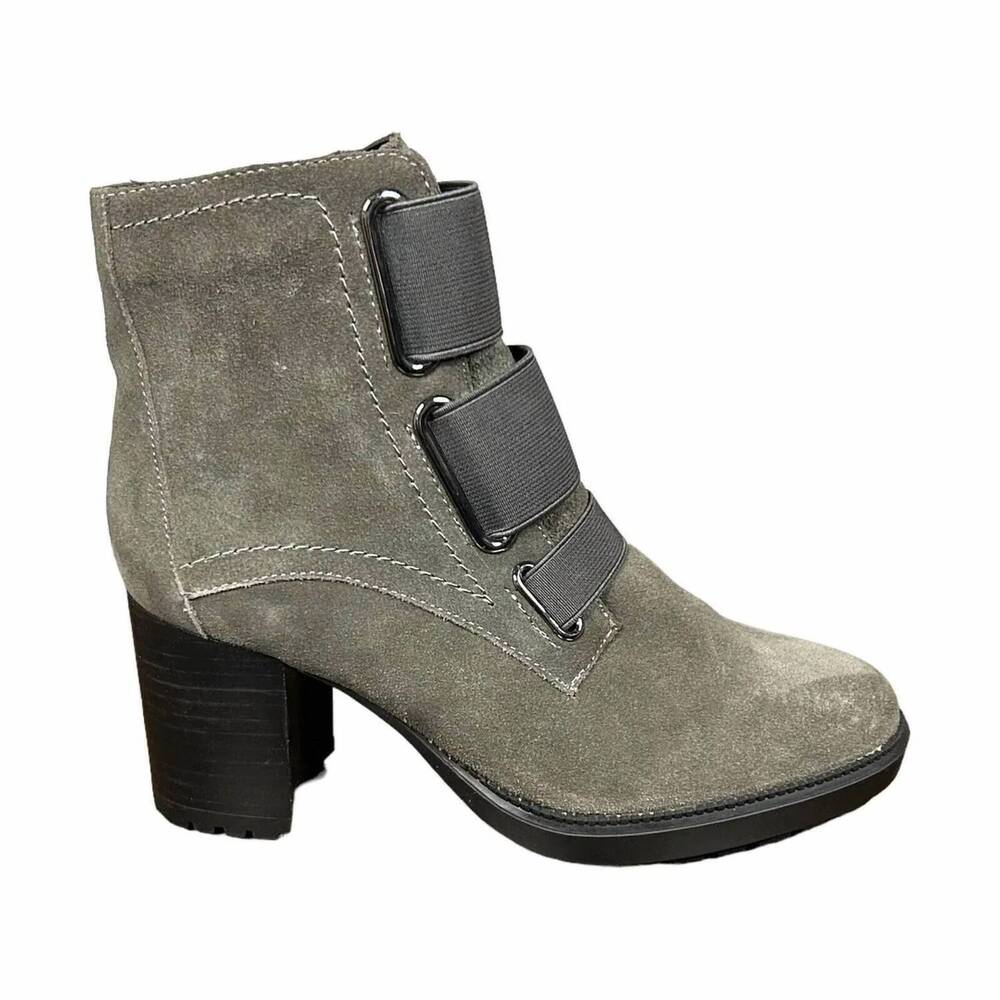 NEW VALDINI women's jenny boots in grey suede